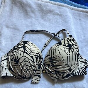 Bleu Rod Beattie Black and White Bikini Top